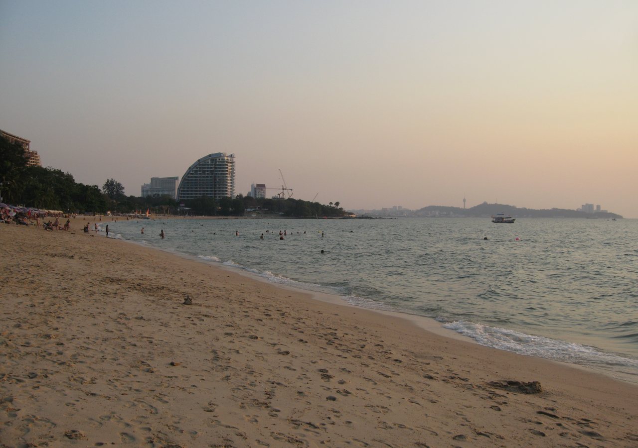 Naklua beach and coastline